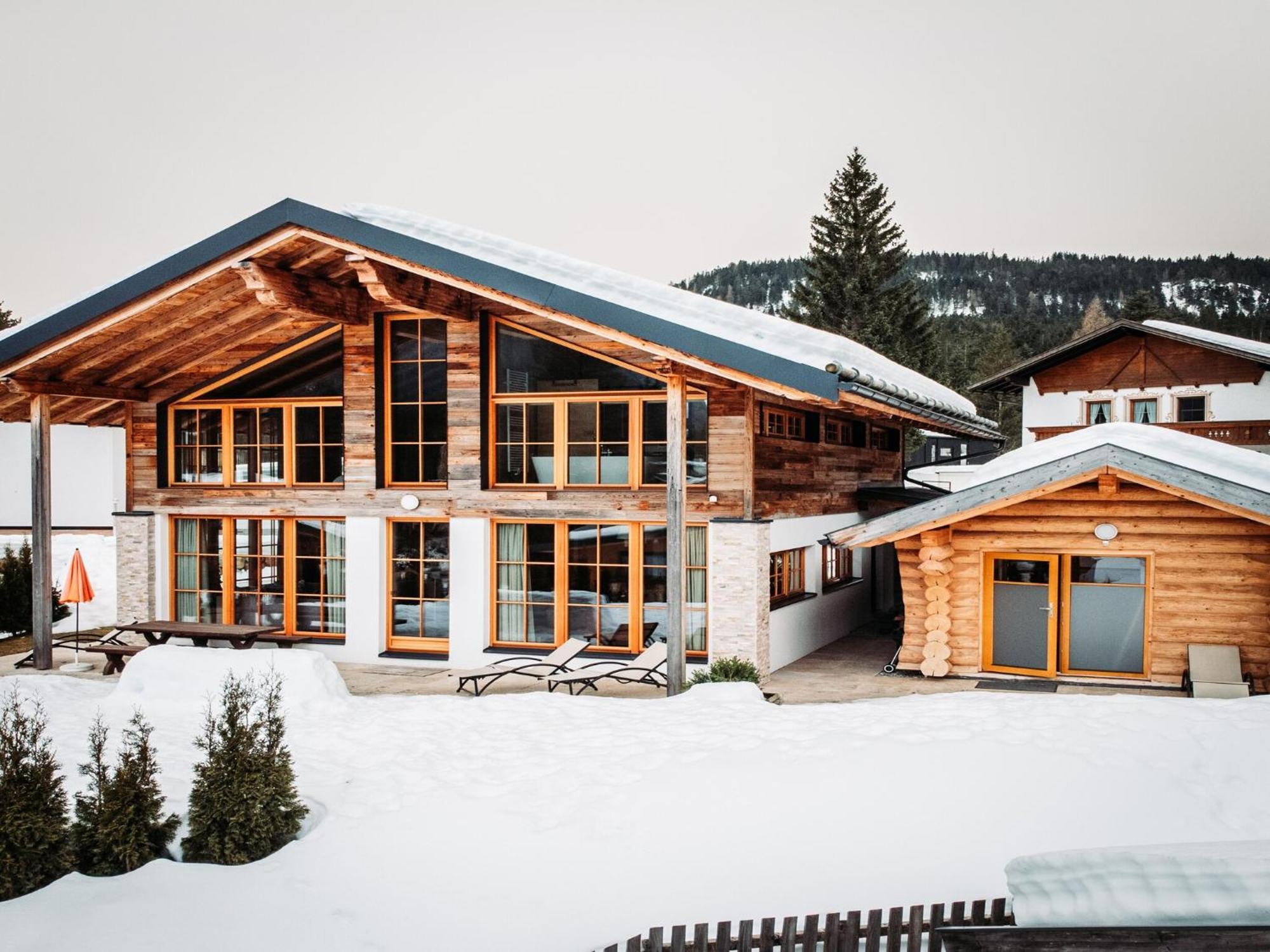 Chalets Im Weidach, Leutasch Exterior foto