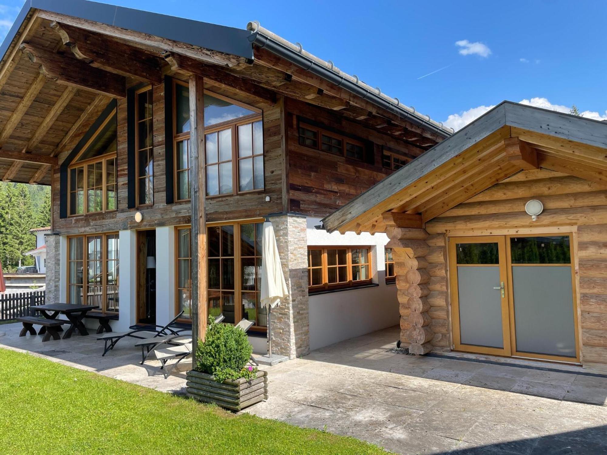 Chalets Im Weidach, Leutasch Exterior foto